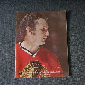 National Hockey League Magazine Chicago Black Hawks Atlanta Flames